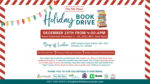 The 5th Floor Collaborates in Holiday Book Drive