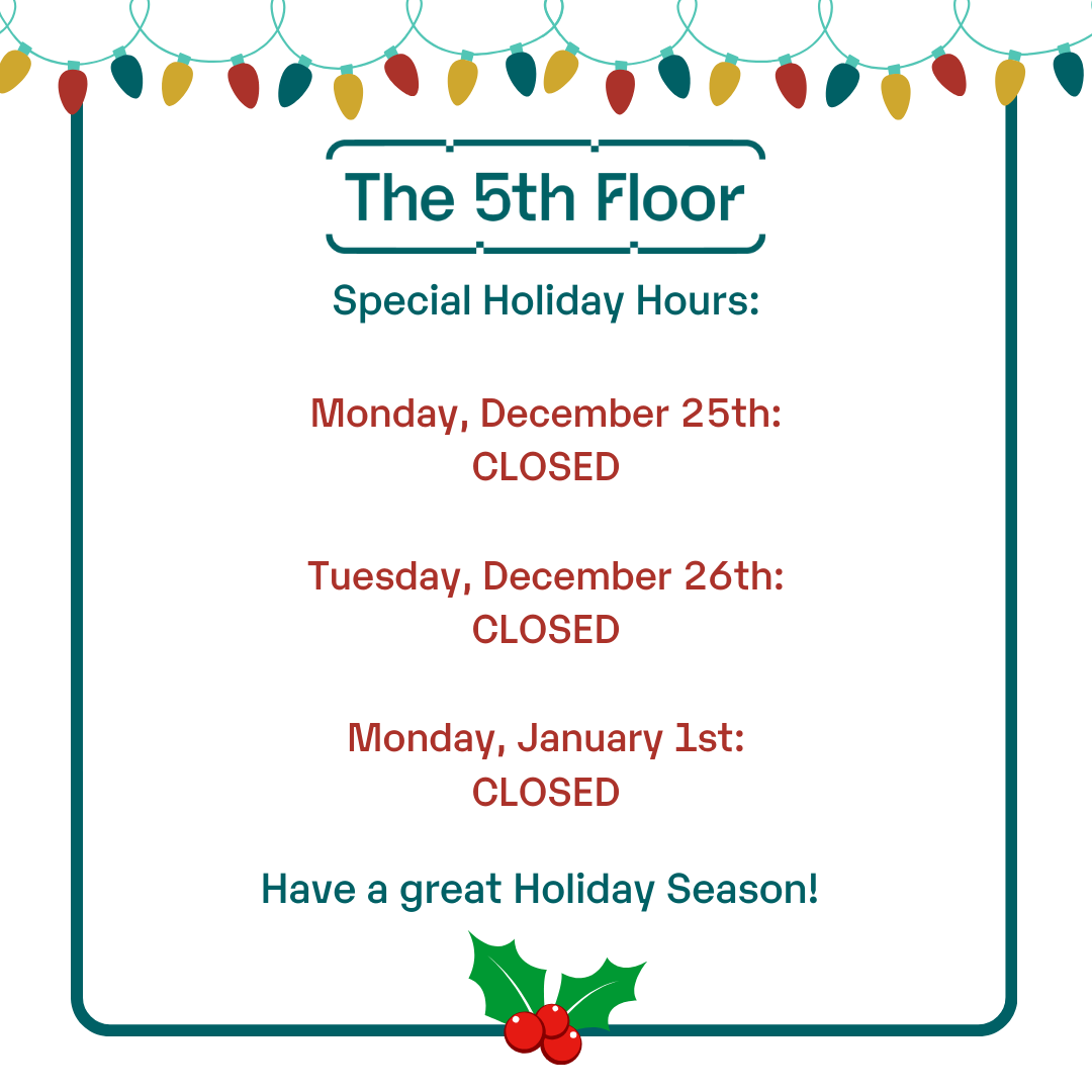 Holiday Hours | The 5th Floor Orlando The 5th Floor Orlando
